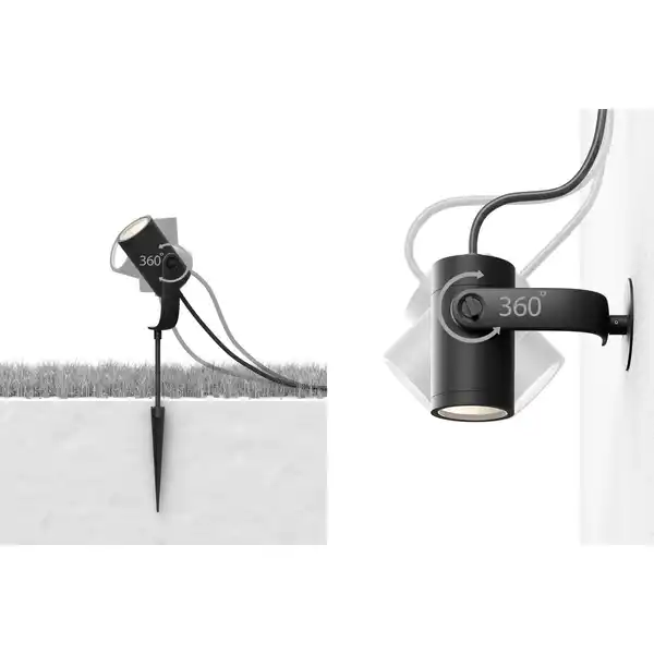 Bild 3 von Philips Hue LED-Spot Lily White & Color Ambiance 3-flammig Schwarz Basis-Set