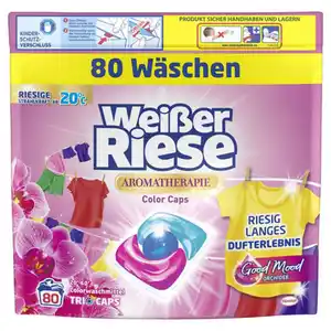 WEISSER RIESE Waschmittel XXL, Color Caps Orchidee