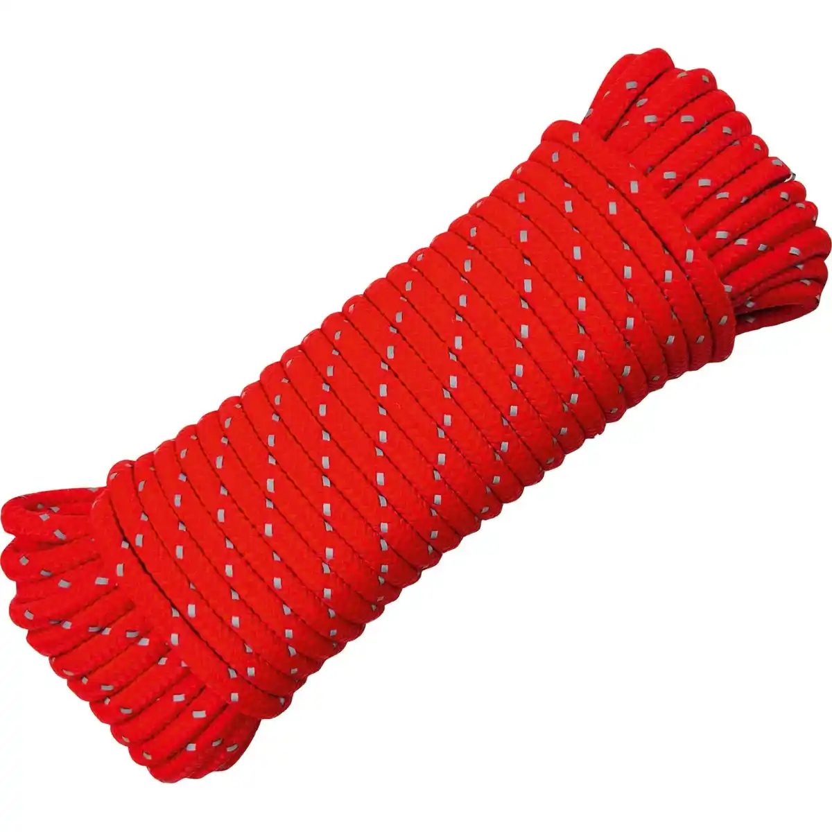 Bild 1 von Mehrzweck-Seil Rot mit Reflekoren 15 m x Ø 4,8 mm