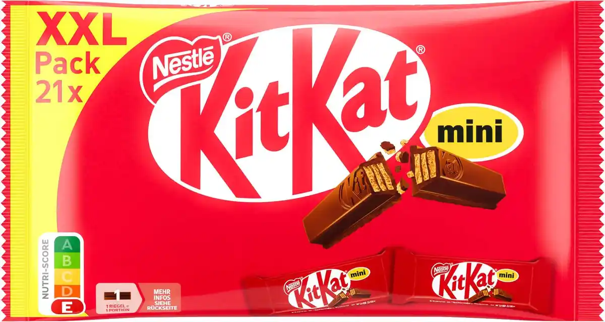 Bild 1 von KITKAT, LION oder SMARTIES Minis XXL, 21 St. = 302 - 350-g-Packg.
