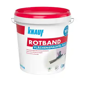 Knauf Flächenspachtel Rotband Plus 22 kg Weiß