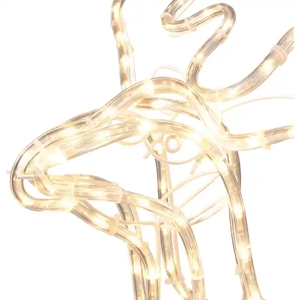 Bild 3 von OBI LED-Figur Rentier 216 Warmweiß Beweglich Timer