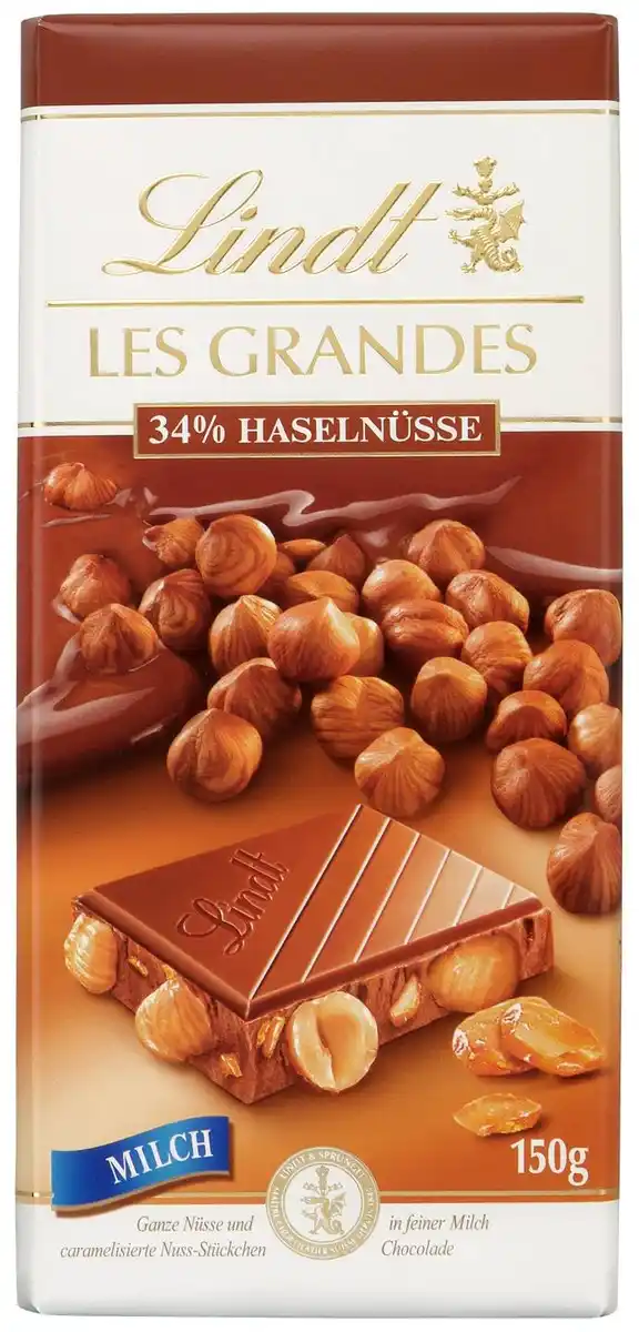 Bild 1 von LINDT Les Grandes Schokolade, 150-g-Tafel