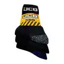 Bild 1 von JCB Arbeitssocken Größe 44-47 Schwarz 3er Pack