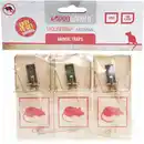 Bild 2 von Mausefallen-Set aus Pappelholz & Metall Holz Natur 3-teilig