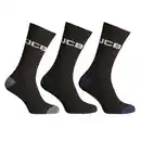 Bild 3 von JCB Arbeitssocken Größe 39-43 Schwarz 3er Pack