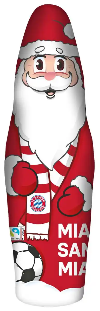 Bild 1 von FC BAYERN oder BORUSSIA DORTMUND Weihnachtsmann, 85-g-Stück