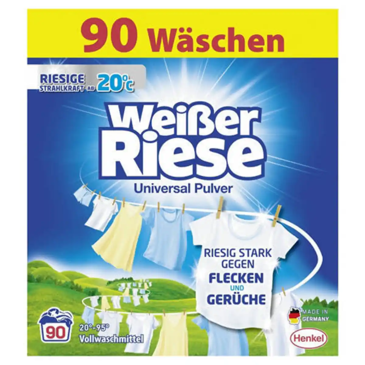 Bild 1 von WEISSER RIESE Waschmittel XXL, Universal Pulver