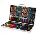 Bild 1 von Zeichnen- und Malen-Set Holzbox 47,8 cm x 29,5 cm x 4,5 cm 180-teilig