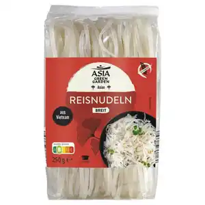 ASIA GREEN GARDEN Reisnudeln 250 g, Breit