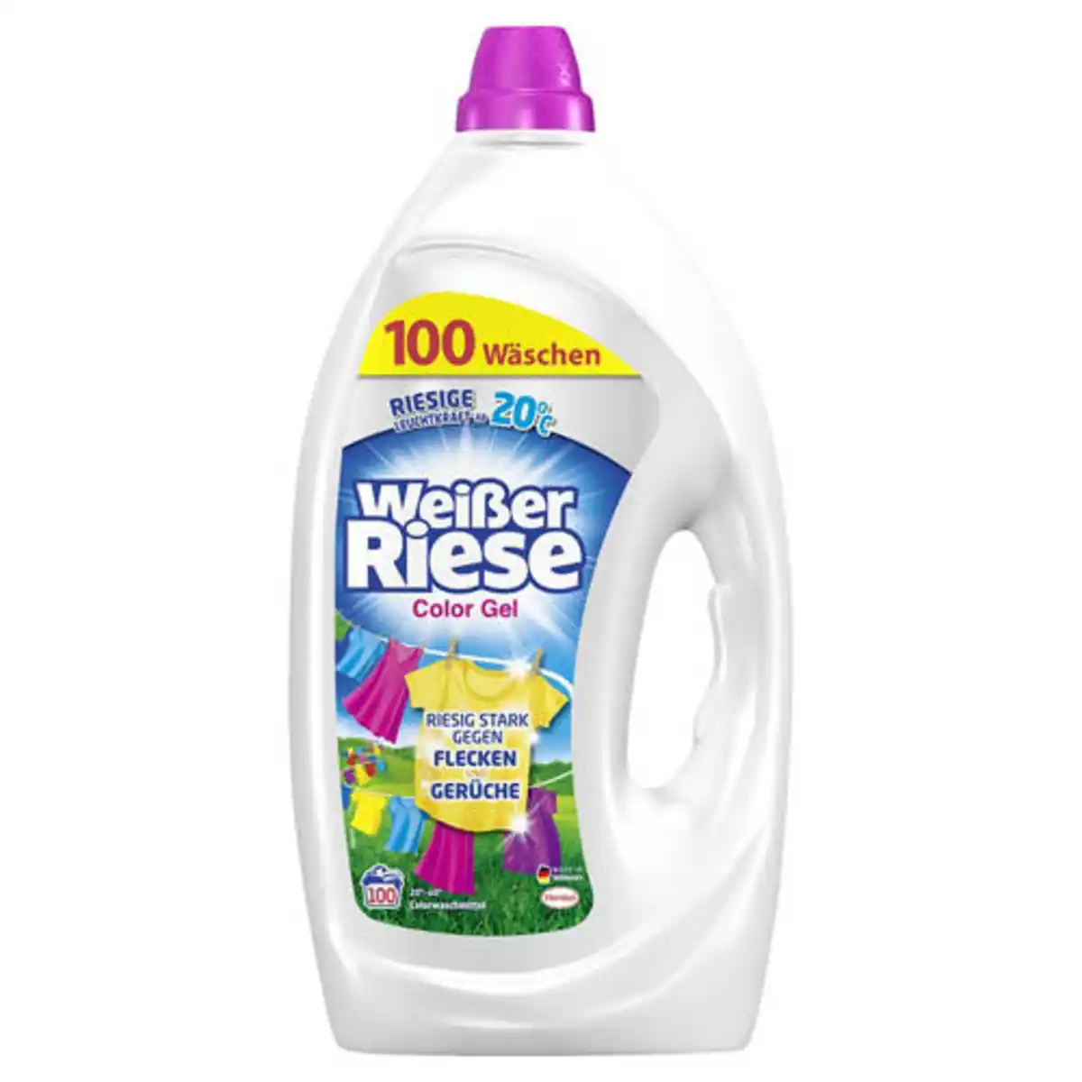 Bild 1 von WEISSER RIESE Waschmittel XXL, Color Gel