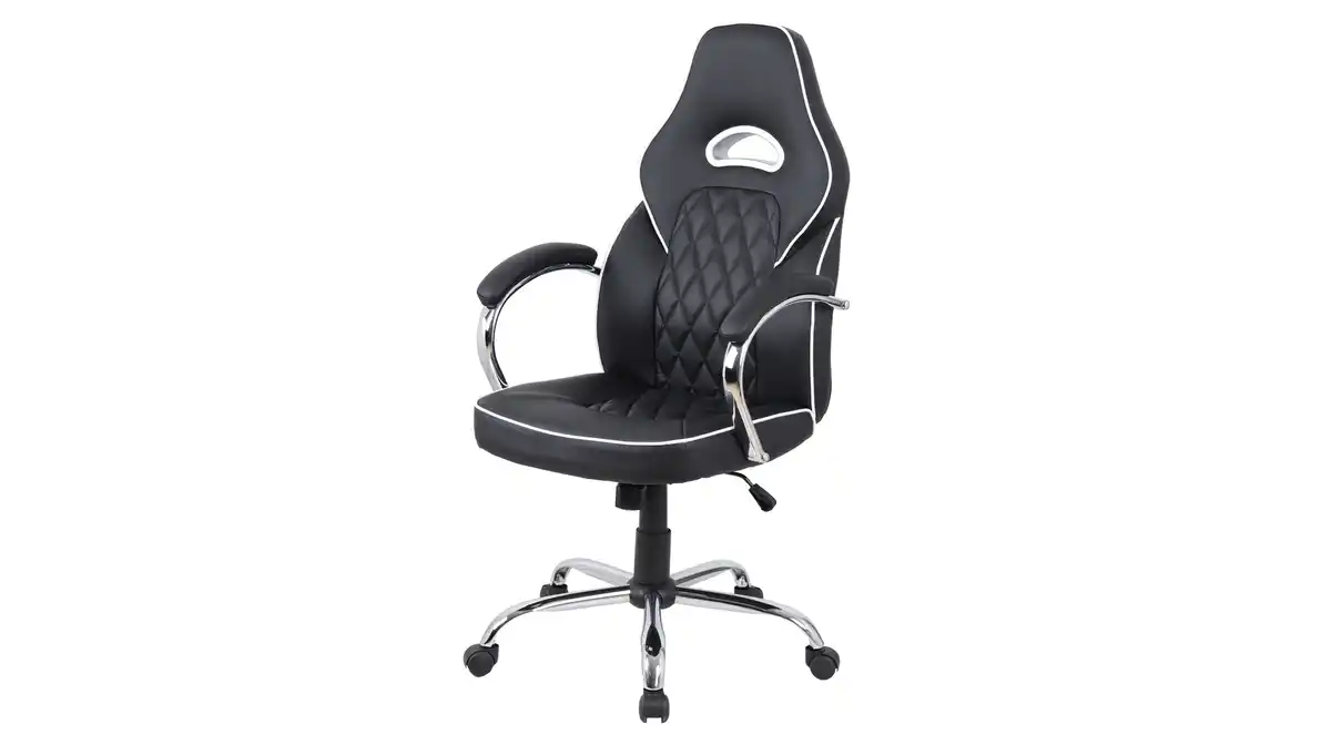 Bild 1 von Gamingstuhl Chefsessel schwarz - Wippfunktion - NASHVILLE