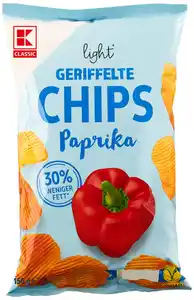 K-CLASSIC Riffelchips Light, 150-g-Packg.