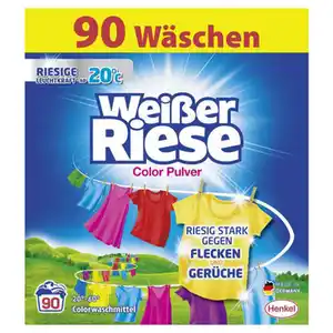 WEISSER RIESE Waschmittel XXL, Color Pulver