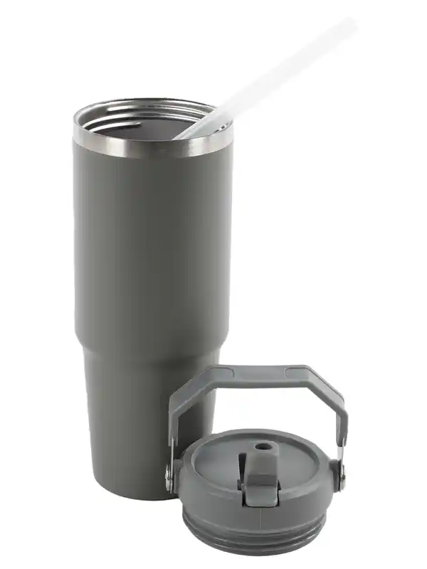 Bild 2 von Thermobecher, Edelstahl, 900ml Grau