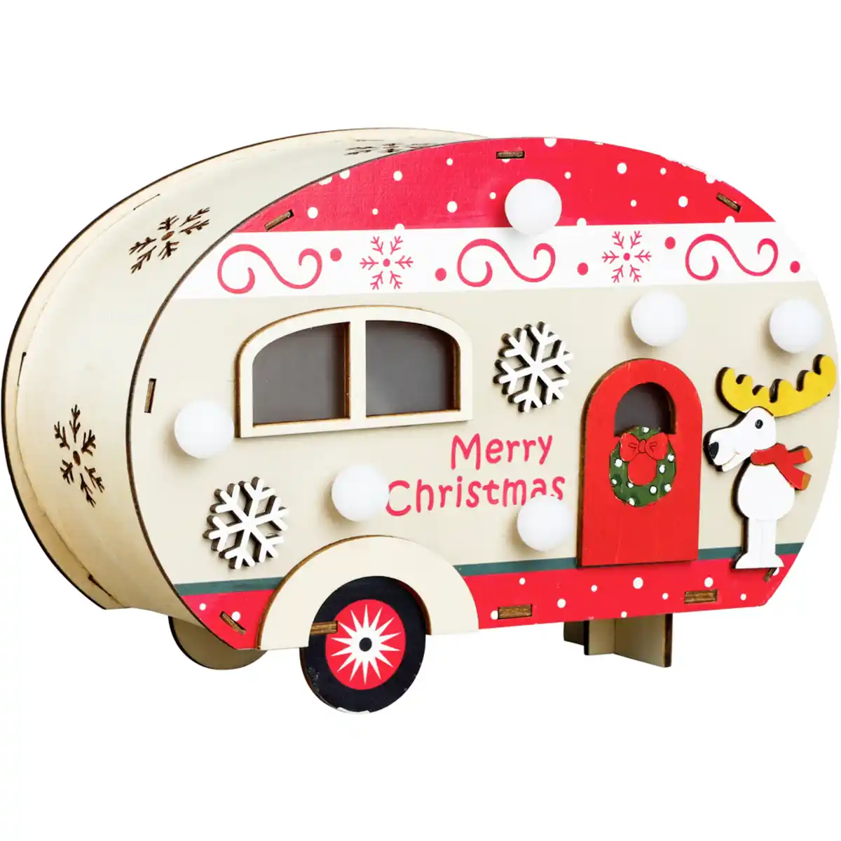 Bild 1 von LED-Wohnwagen mit Weihnachtsmotiv