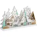 Bild 1 von LED-Winterlandschaft aus Holz 30 x 6 x 16,5 cm