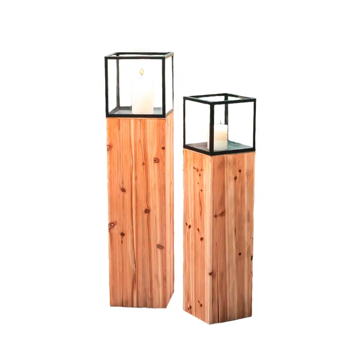 Bild 1 von Windlichtsäule aus Holz