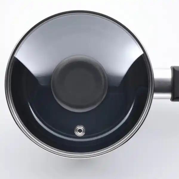 Bild 3 von MIDDAGSMAT Kasserolle mit Deckel, Antihaftbeschichtung Klarglas/Edelstahl, 1 l