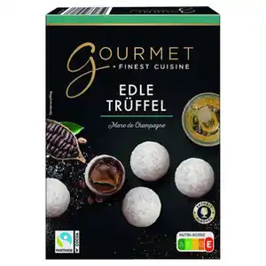 GOURMET FINEST CUISINE Trüffelpralinen 125 g, Marc de Champagne