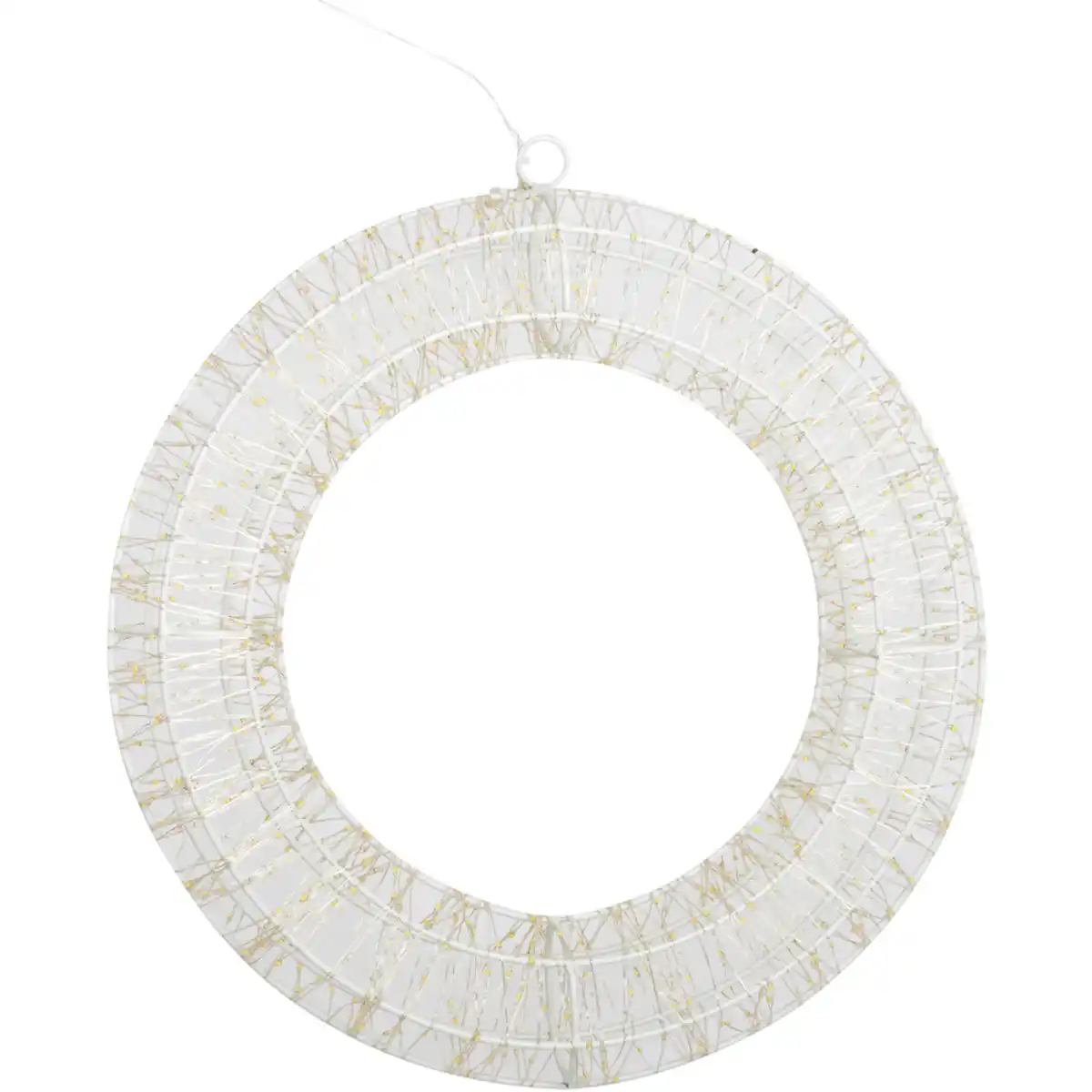 Bild 1 von LED-Metall-Leuchtkranz Ø 36 cm, warmweiß