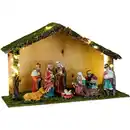 Bild 1 von LED-Weihnachtskrippe mit 9 Figuren