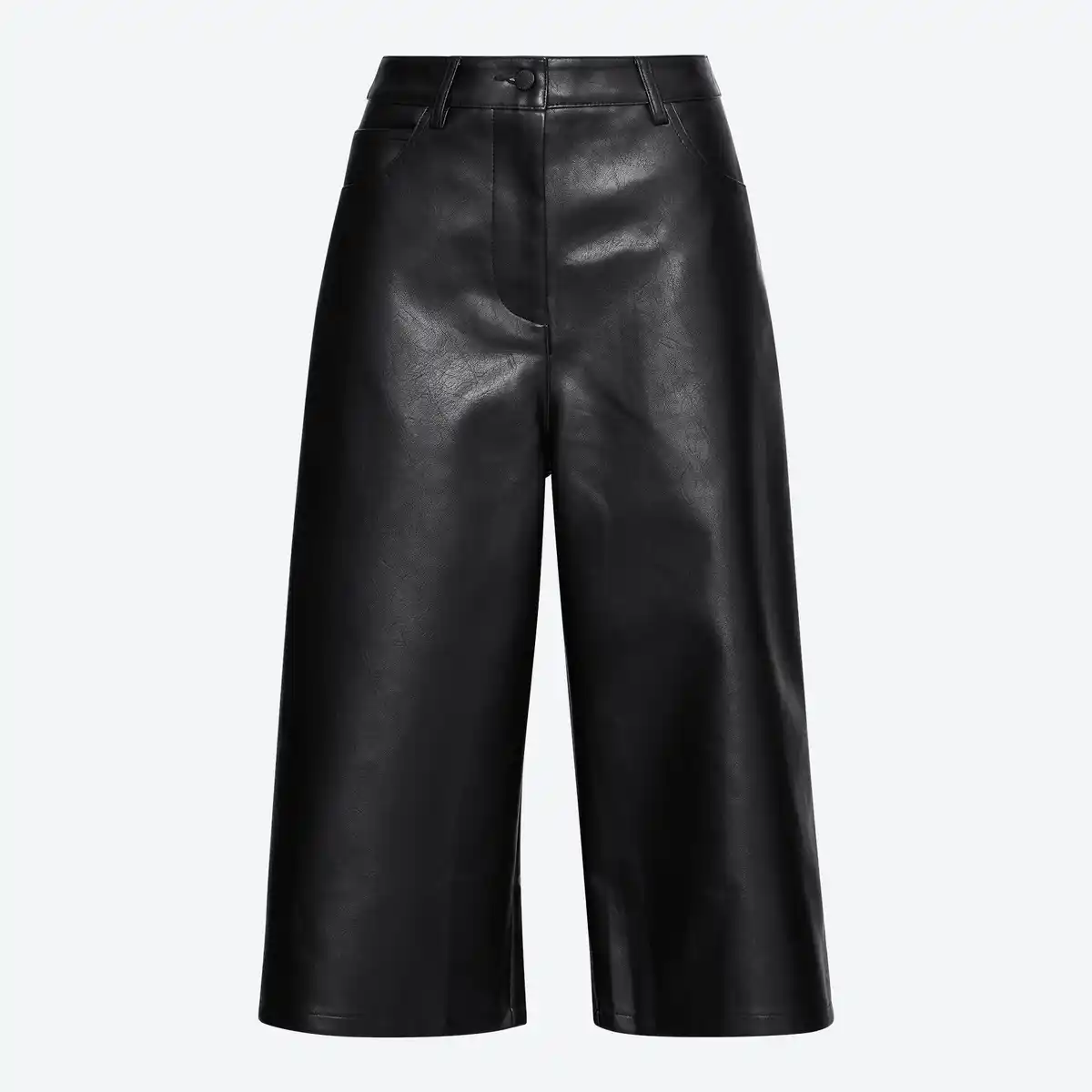 Bild 1 von Damen-Bermudas in Kunstleder-Optik