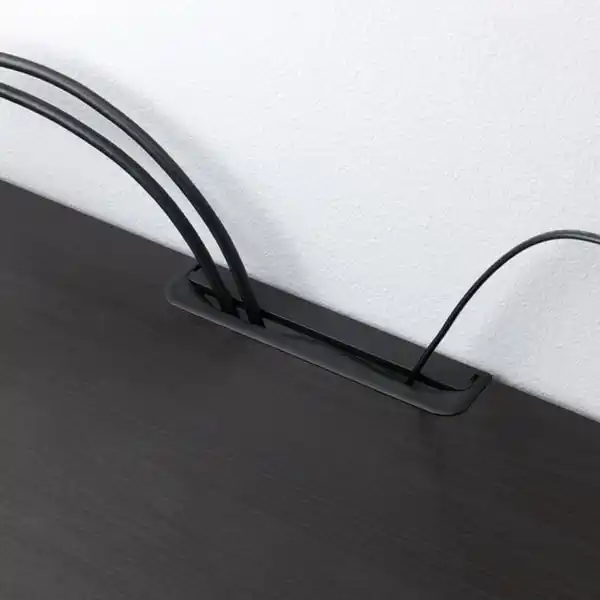 Bild 3 von BESTÅ TV-Komb. mit Vitrinentüren, schwarzbraun Lappviken/braun Nussbaumnachbildung, 300x42x231 cm