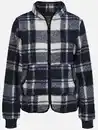 Bild 1 von Damen Teddy Cardigan im Karo-Look Blau