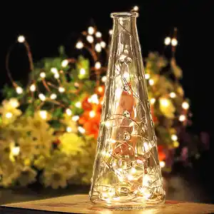 Mikro-LED-Lichterdraht 20 warmweiße LEDs