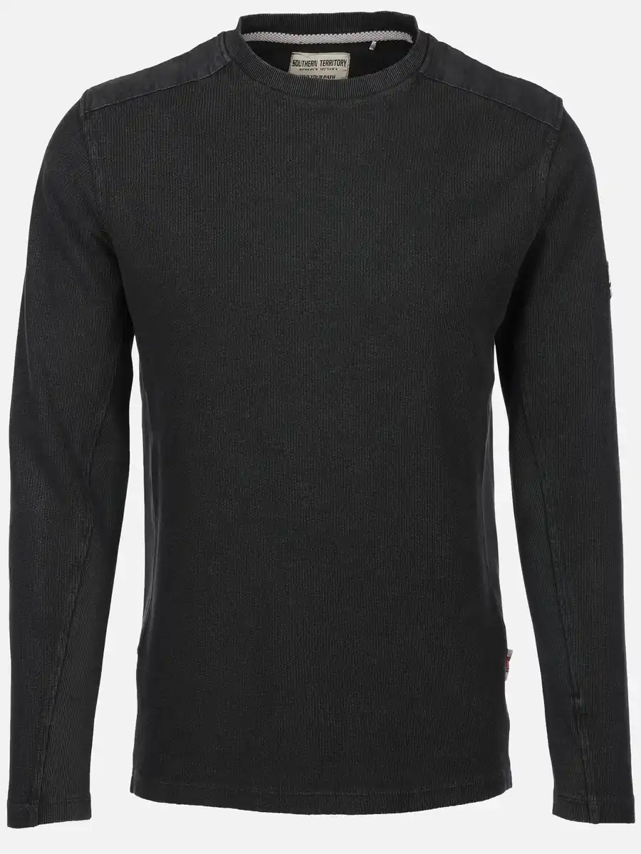 Bild 1 von Herren Struktur Pullover Grau