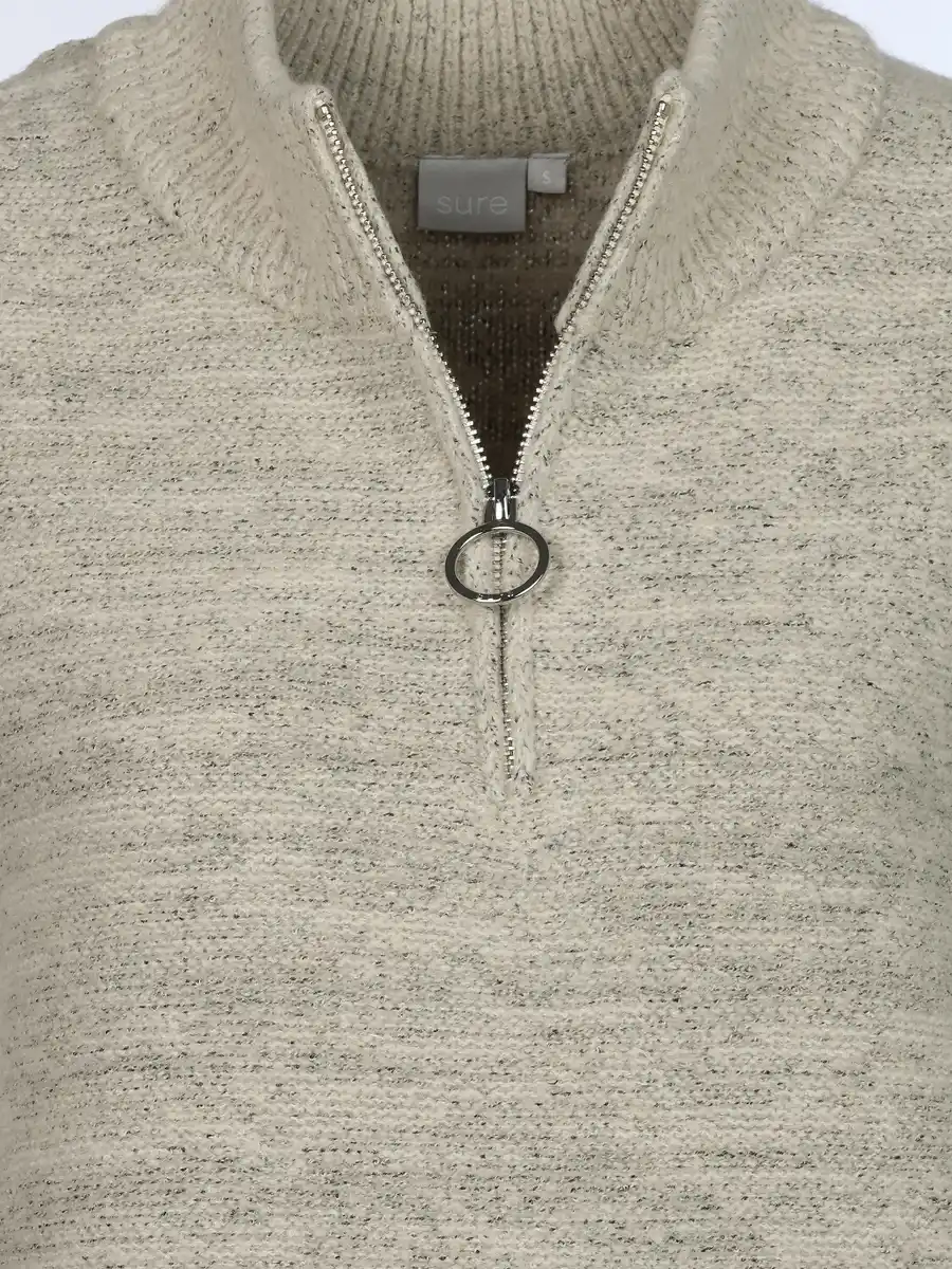 Bild 3 von Damen Pullunder mit Reißverschluss Beige
