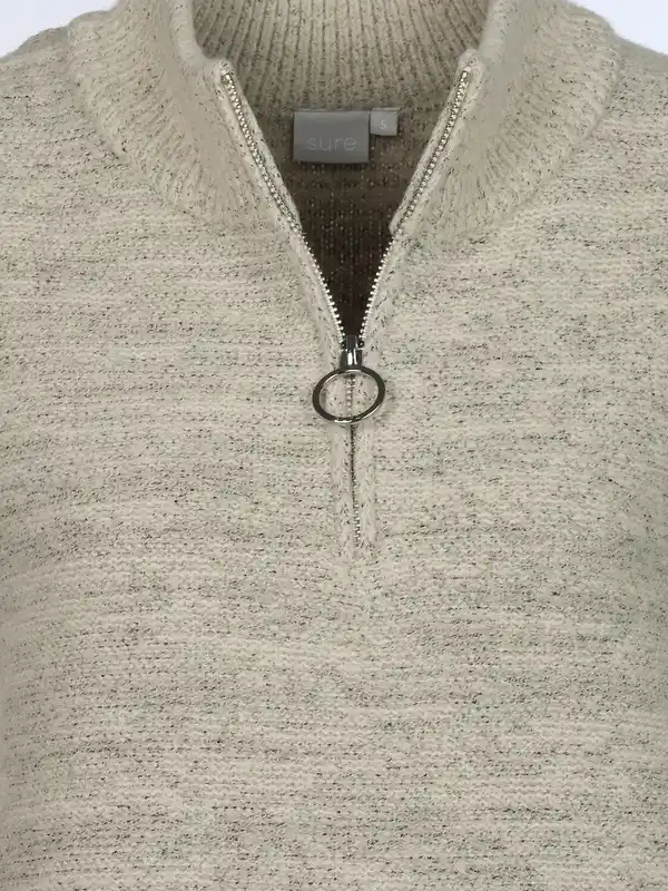 Bild 3 von Damen Pullunder mit Reißverschluss Beige