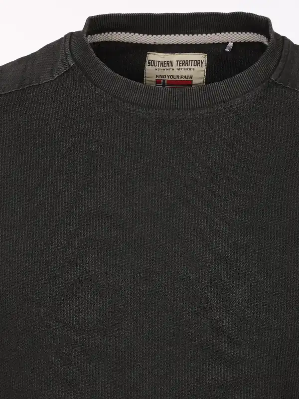 Bild 3 von Herren Struktur Pullover Grau