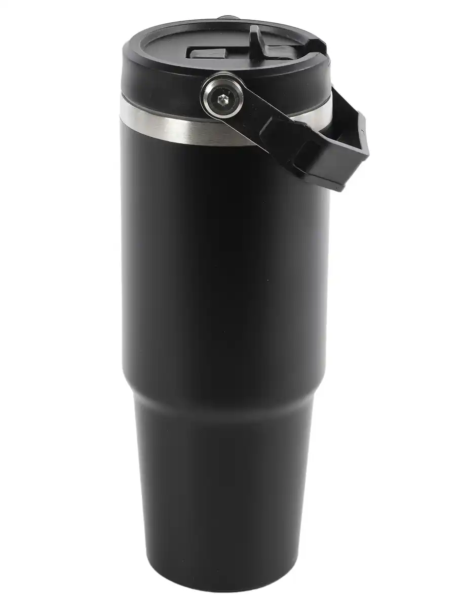 Bild 1 von Thermobecher, Edelstahl, 900ml Schwarz
