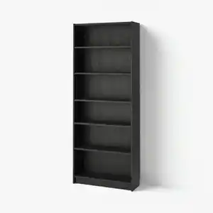 BILLY Bücherregal, schwarz Eichenachbildung, 80x28x202 cm