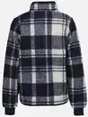 Bild 2 von Damen Teddy Cardigan im Karo-Look Blau