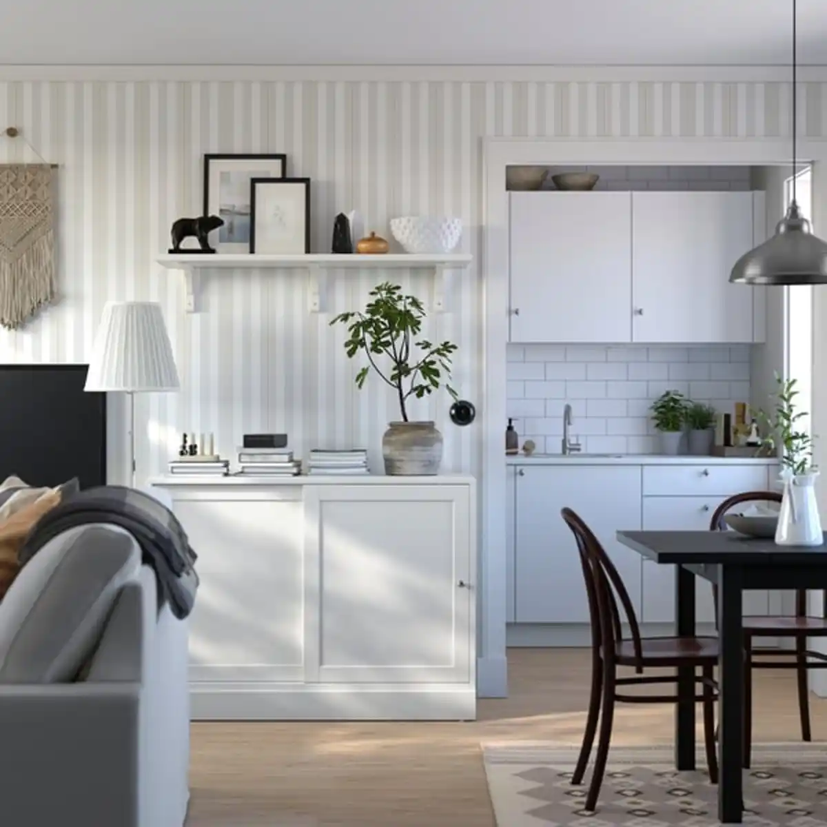 Bild 2 von HAVSTA Sideboard-Grundelement, weiß, 121x47x89 cm