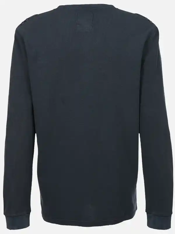 Bild 2 von Herren Henleyhirt mit aufgesetzter Brusttasche Blau