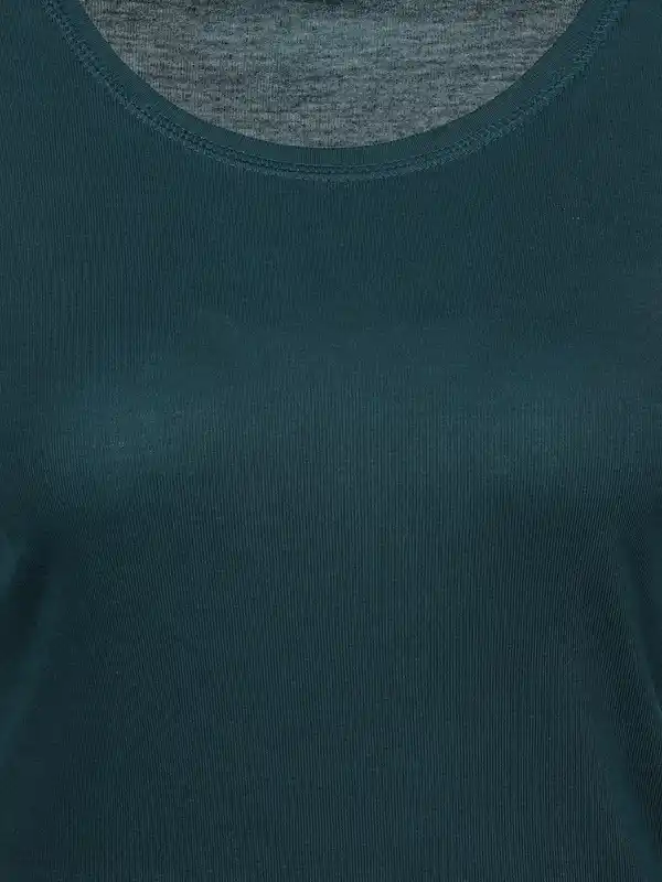 Bild 3 von Damen Basic Rippshirt Grün