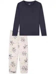 Damen Schlafanzug Blau