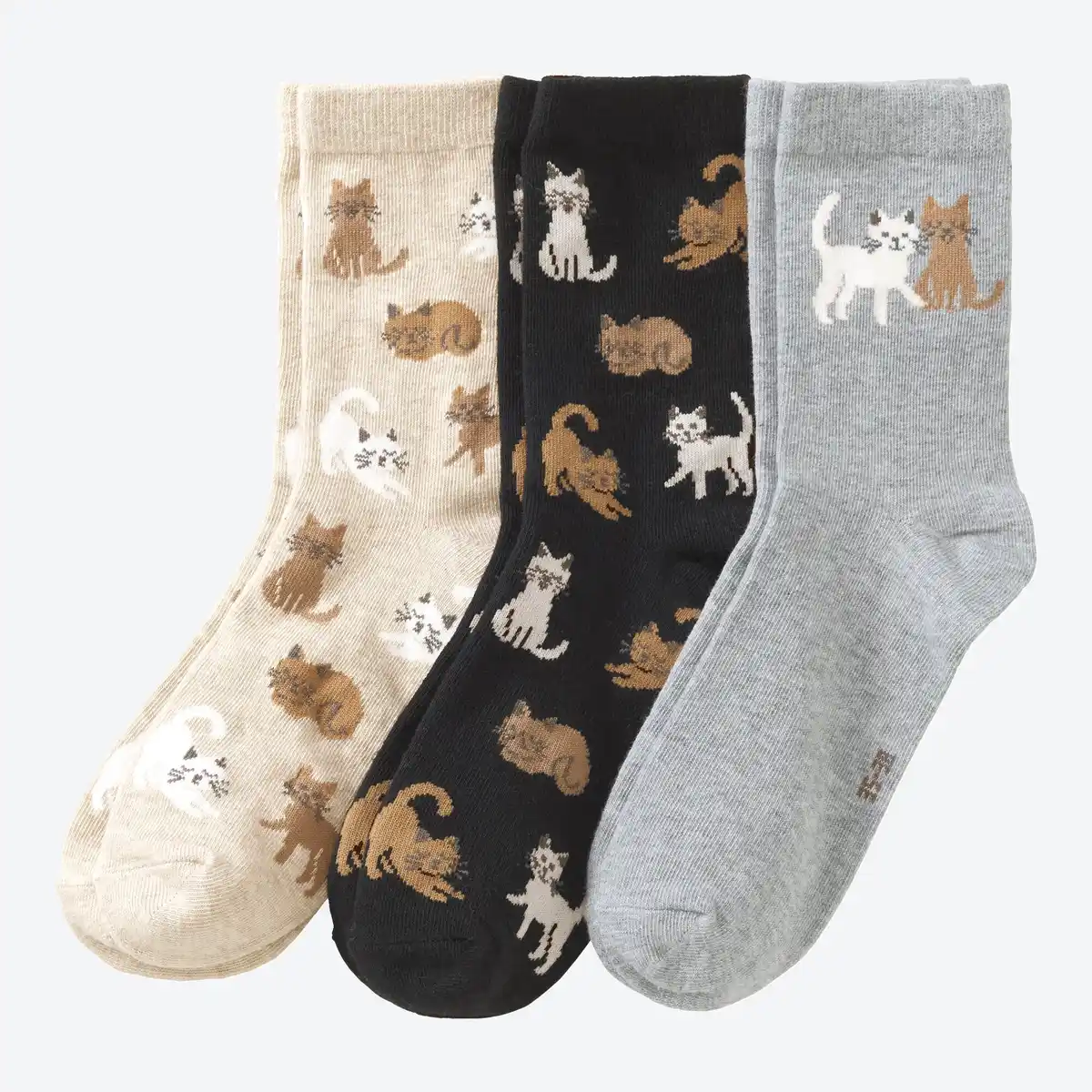 Bild 1 von Damen-Socken mit Muster, 3er-Pack