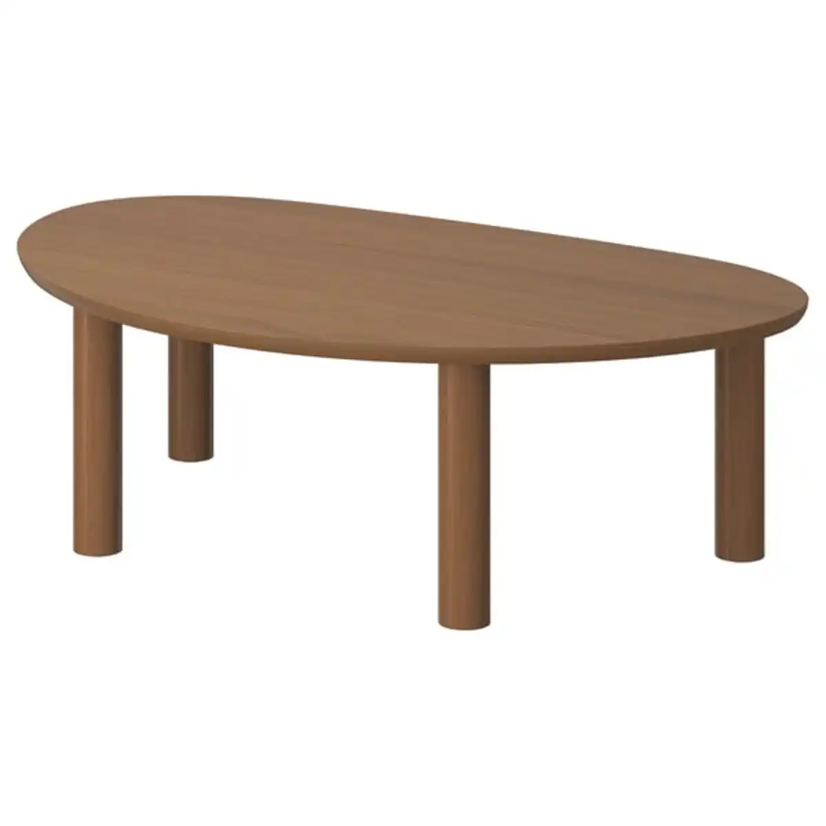 Bild 1 von ÖRTRÄSK Couchtisch, braun Eschenfurnier, 110x68 cm