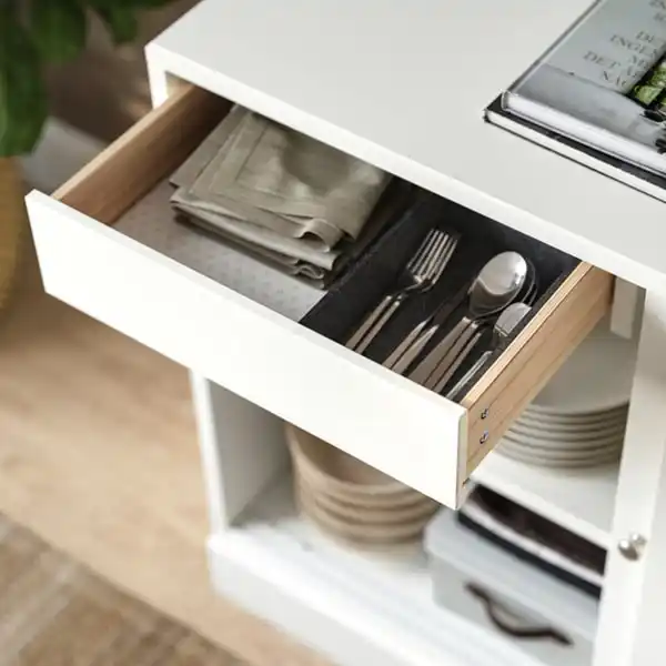 Bild 3 von HAVSTA Sideboard-Grundelement, weiß, 121x47x89 cm