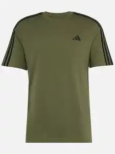 Herren T-Shirt ESS 3S SJ 100% CO Oliv