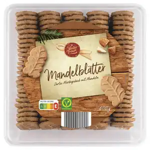 WINTERTRAUM Keksdose, Mandelblätter 0,6 kg
