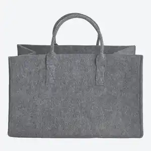 Filz-Tasche mit Tragehenkel, ca. 40x25x25 cm