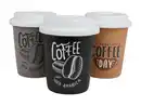 Bild 1 von Keramik-Kaffeebecher 2go mit Silikondeckel