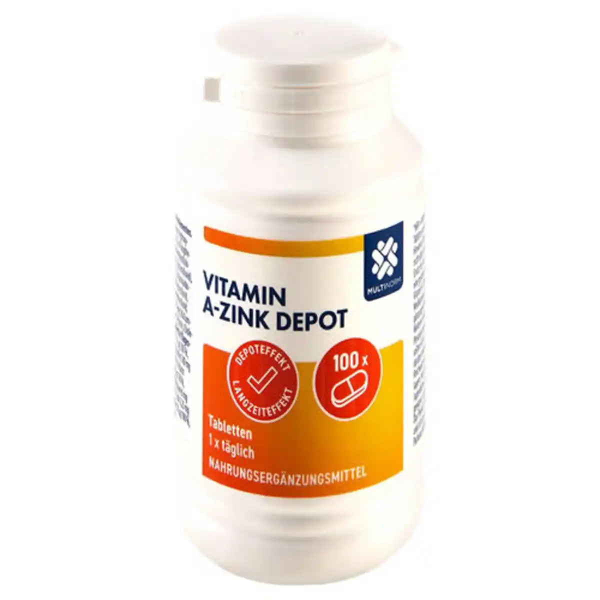 Bild 1 von MULTINORM Vitamin A-Zink Depot, 140 g, 100 Tabletten