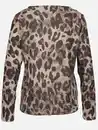 Bild 1 von Damen Flauschshirt mit Alloverprint Braun